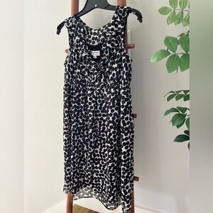 Sophia Christina Black and White Polka Dot Dress - Size 4 - NWOT